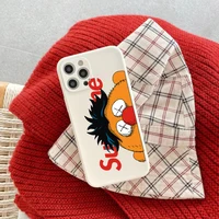 sesame street brand cookies elmo bracket phone case for iphone x xr xs max 7 8 plus 11 13 pro max silicone soft backcover coque