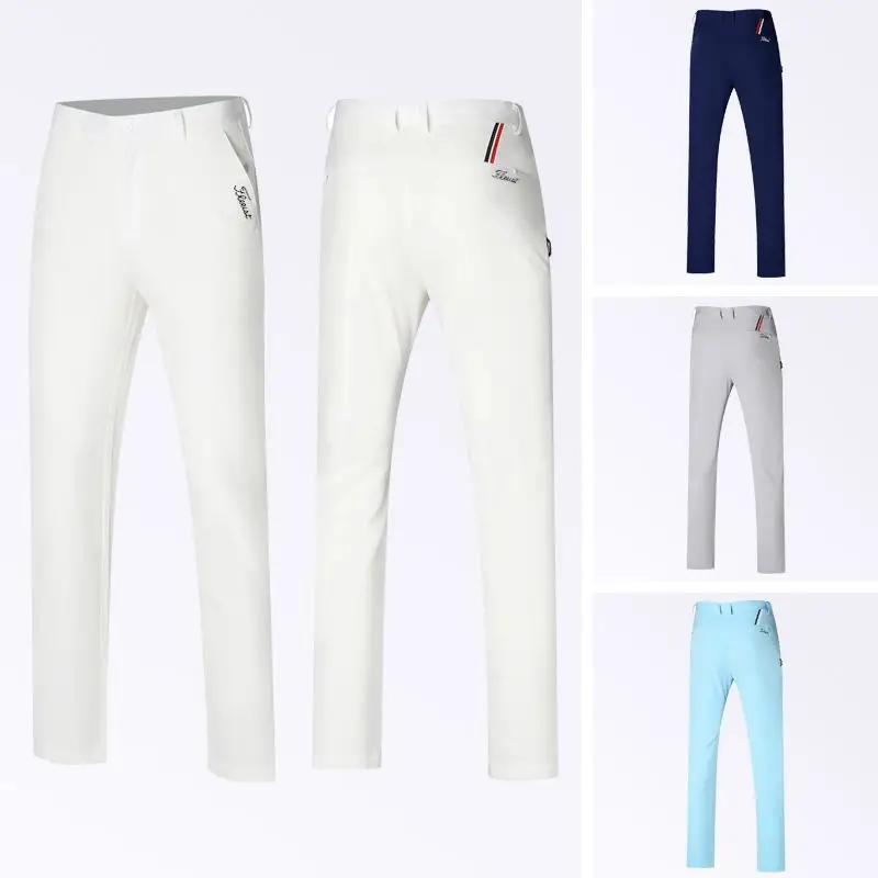

2023 Summer New Golf Pants for Men Ball Pants Outdoor Sports Breathable Business Casual Trousers Quick-drying Thin Golf Clothing