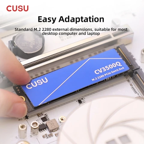 CUSU SSD 512 ГБ 1 ТБ 2 ТБ M2 NVMe PCIe3.0 M.2 SSD Жесткий диск Твердотельный диск для настольного ноутбука