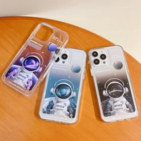 hot ins trend starry night astronaut phone case for iphone 7 8 plus 13 12 11 pro x xs max xr explore universe phone cover