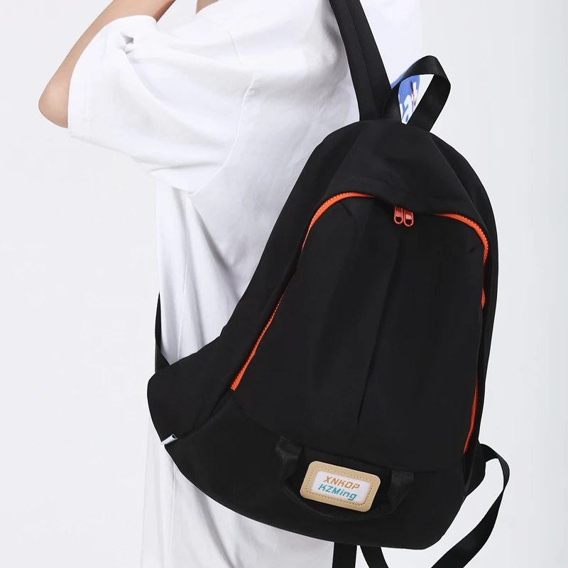 

2023 New Solid Color Woman Backpack Student College Schoolbag For Teenage Girls Boys Man Casual Laptop Bookbag Travel Bagpack