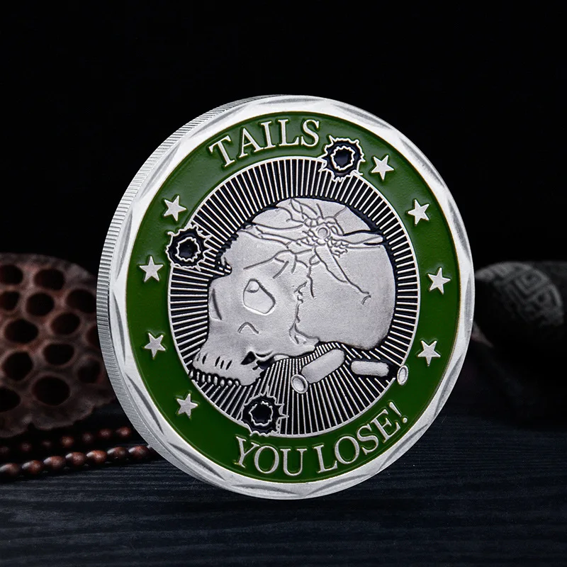 Памятные монеты с золотым/серебряным покрытием 1775 головок |