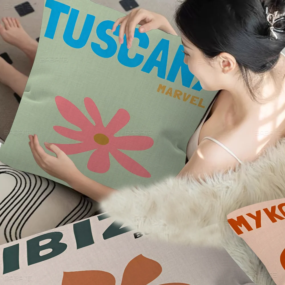 Мексика Тюлум Италия Тоскана Марокко Греция персонализированная наволочка