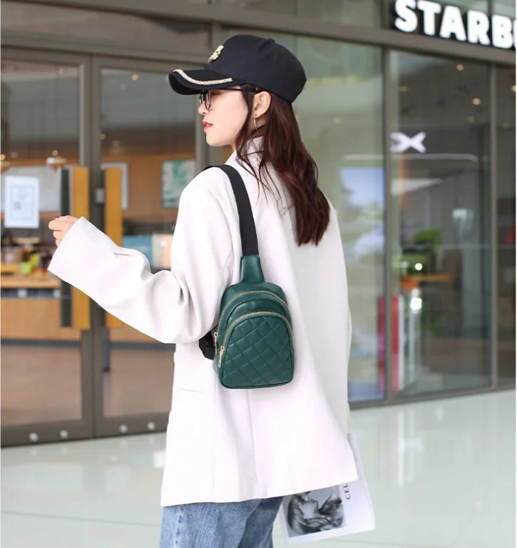 

2022 Women PU Backpack Travel Waterproof Female Shoulder School Bags