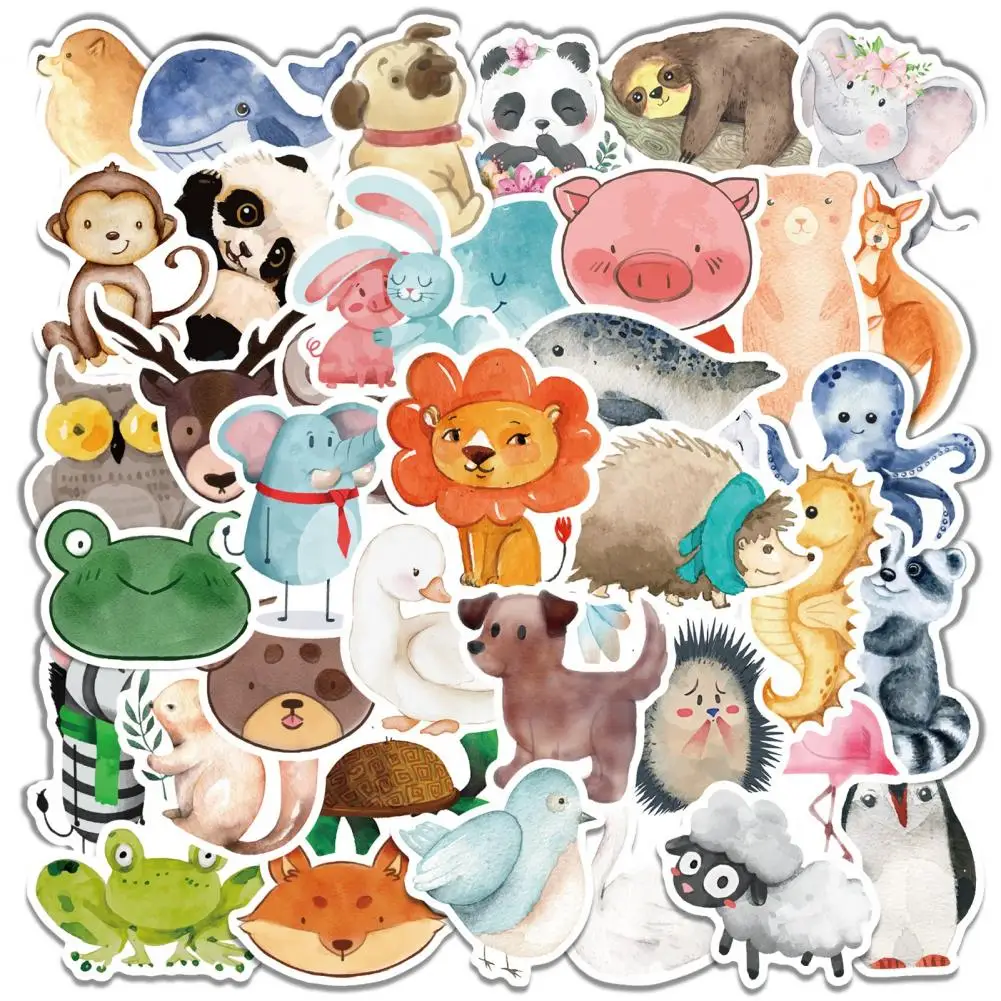 

80Pcs Decals Beautiful Multicolor Adorable Cool Style Seamless Stickers for Home/Family Cartoon Stickers Paper Stickers