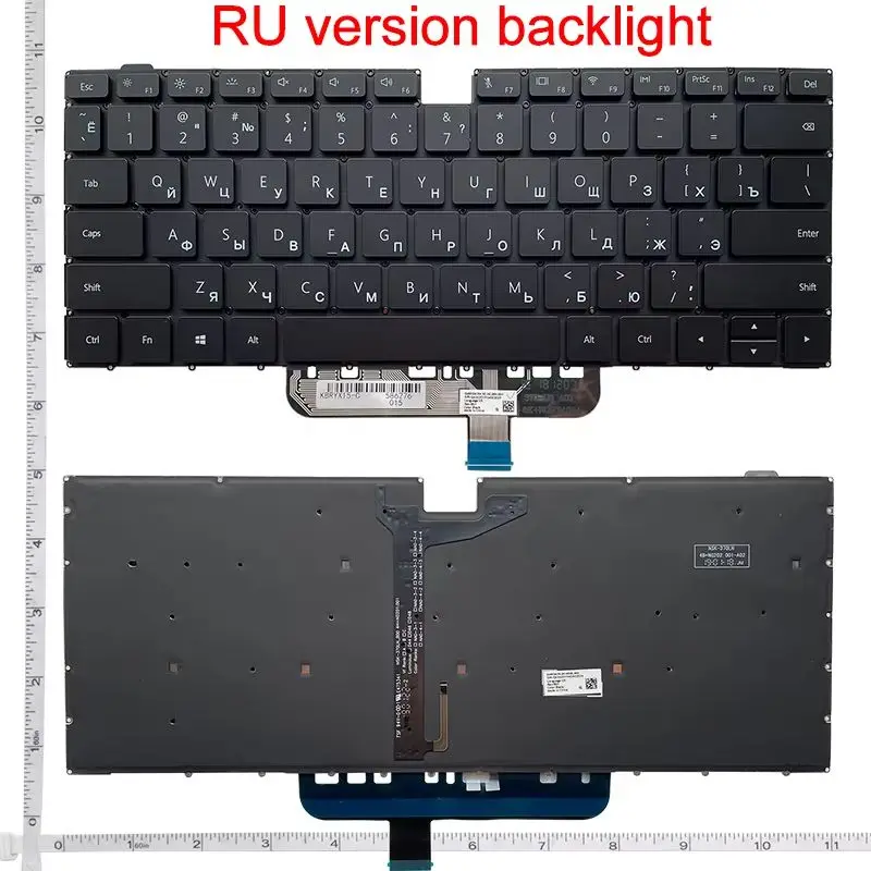 US RU новая клавиатура для ноутбука Huawei MagicPro 2020 дюймов блестящая фотография