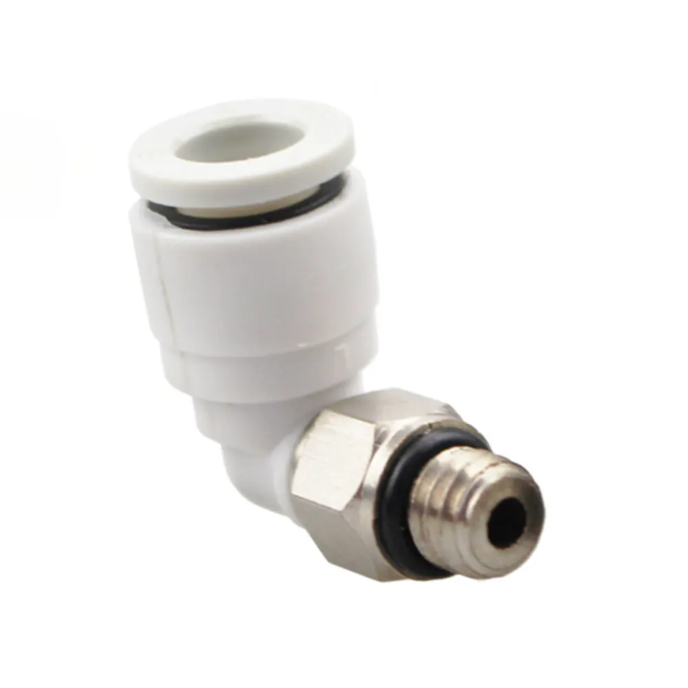 M3 M4 M5 M8 1/8" 1/4" BSP Male x 3 4 6mm Tube Elbow 90 Degre