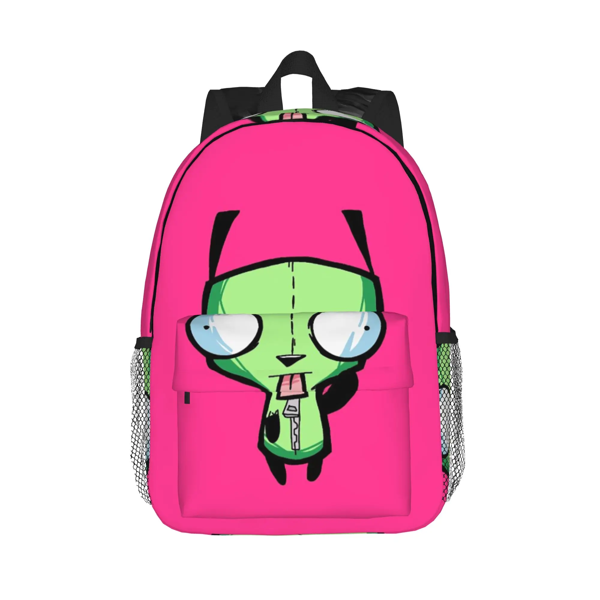 Фото Рюкзак Invader Zim Madness, горячая распродажа, вместительный рюкзак для мальчиков и девочек, сумка через плечо для мужчин и женщин, школьная сумка №1