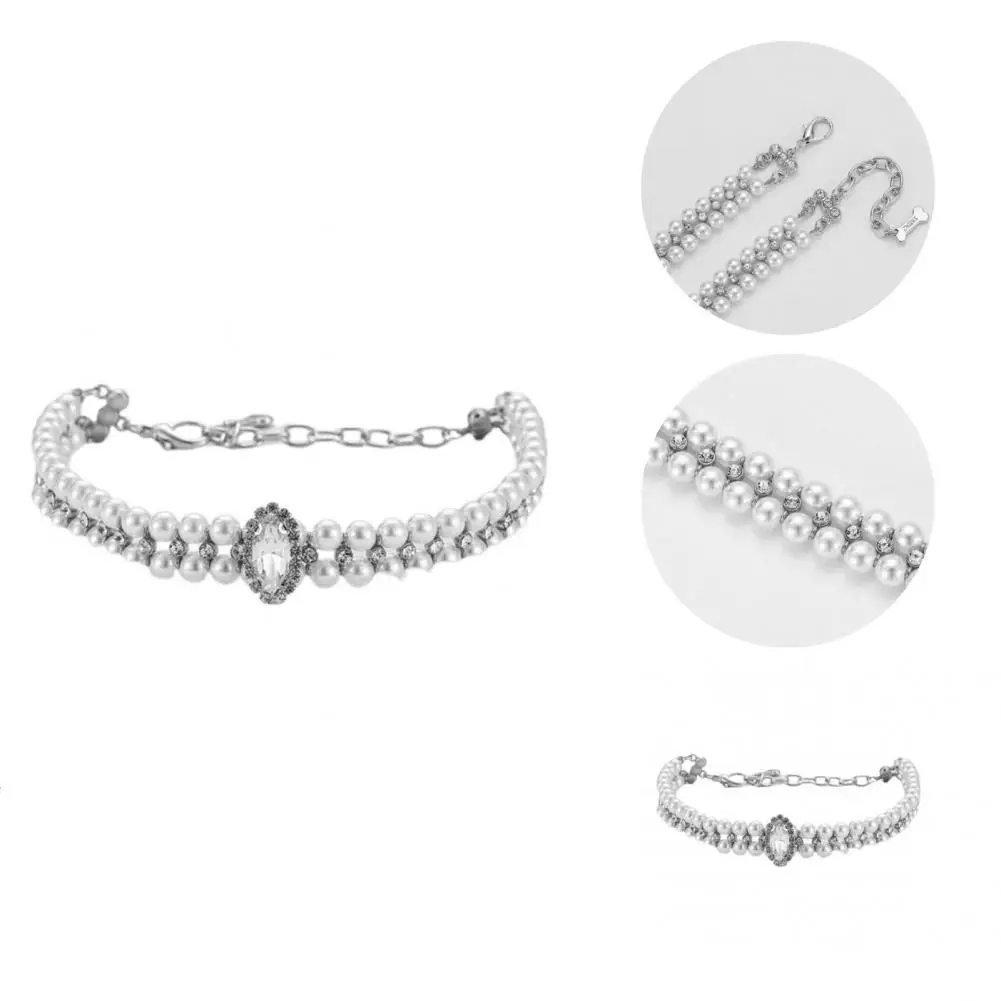 

Регулируемый красивый стильный ошейник износостойкий ошейник для собаки элегантный для фестиваля