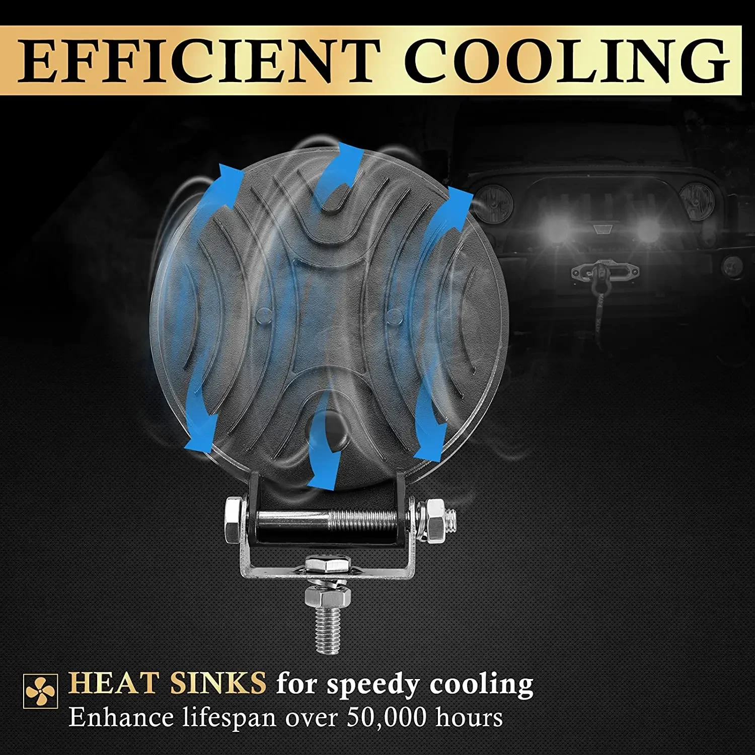 4-дюймовый светодиодный бар для бездорожья 4X4 прожектор 99 Вт рабочий свет Jeep Truck