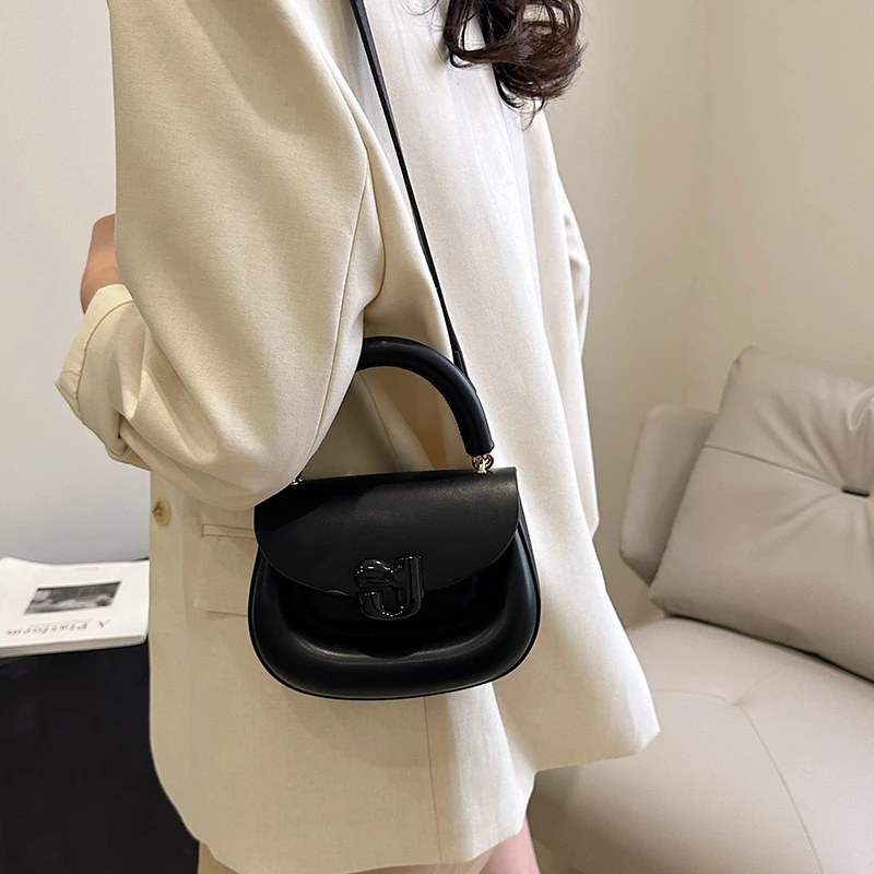 Trendy Small Saddle Handbags And Purses For Women Shoulder Crossbody Bags 2023 New Cute Ladies Messenger Bags High Qulaity
