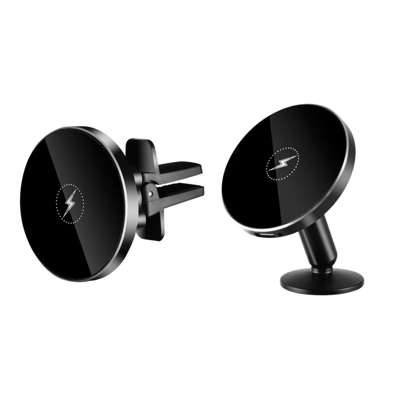 

Power Adapter Compatible with HuaweiMate40 Durable Rotatable Phone Charging Holder Car Mounted Magnetic Charger Stand
