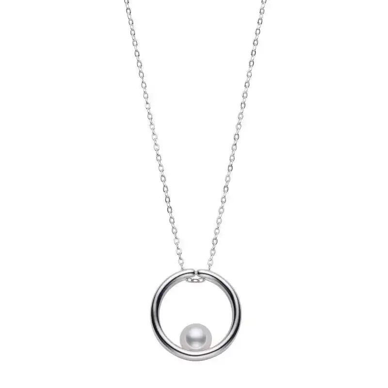 

Ожерелье женское из 18-каратного золота с искусственными камнями