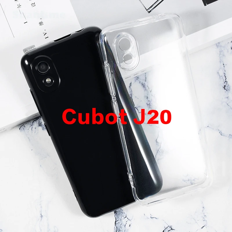 

Anti-knock Transparent Phone Case For Cubot J20 J 20 Bumper Shell Skin Soft Black TPU Cover For Cubot J10 Cubot 4.0"Silicon Caso