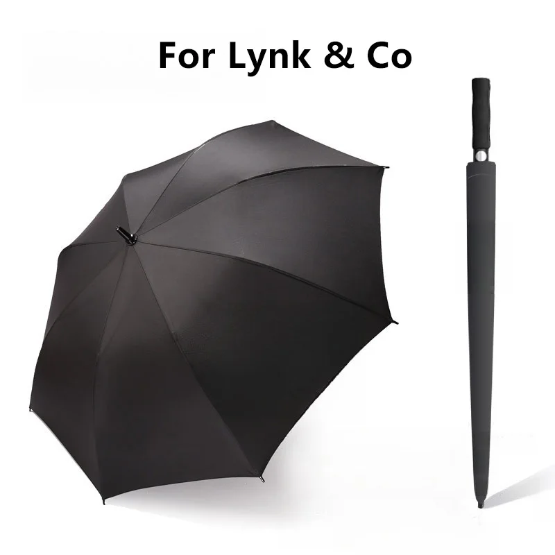 

Для Bentley Lexus Volvo Lynk и других роскошных автомобилей EVA Бизнес Длинная ручка Прямой зонт Автомобильный логотип Гольф Подарочный зонт