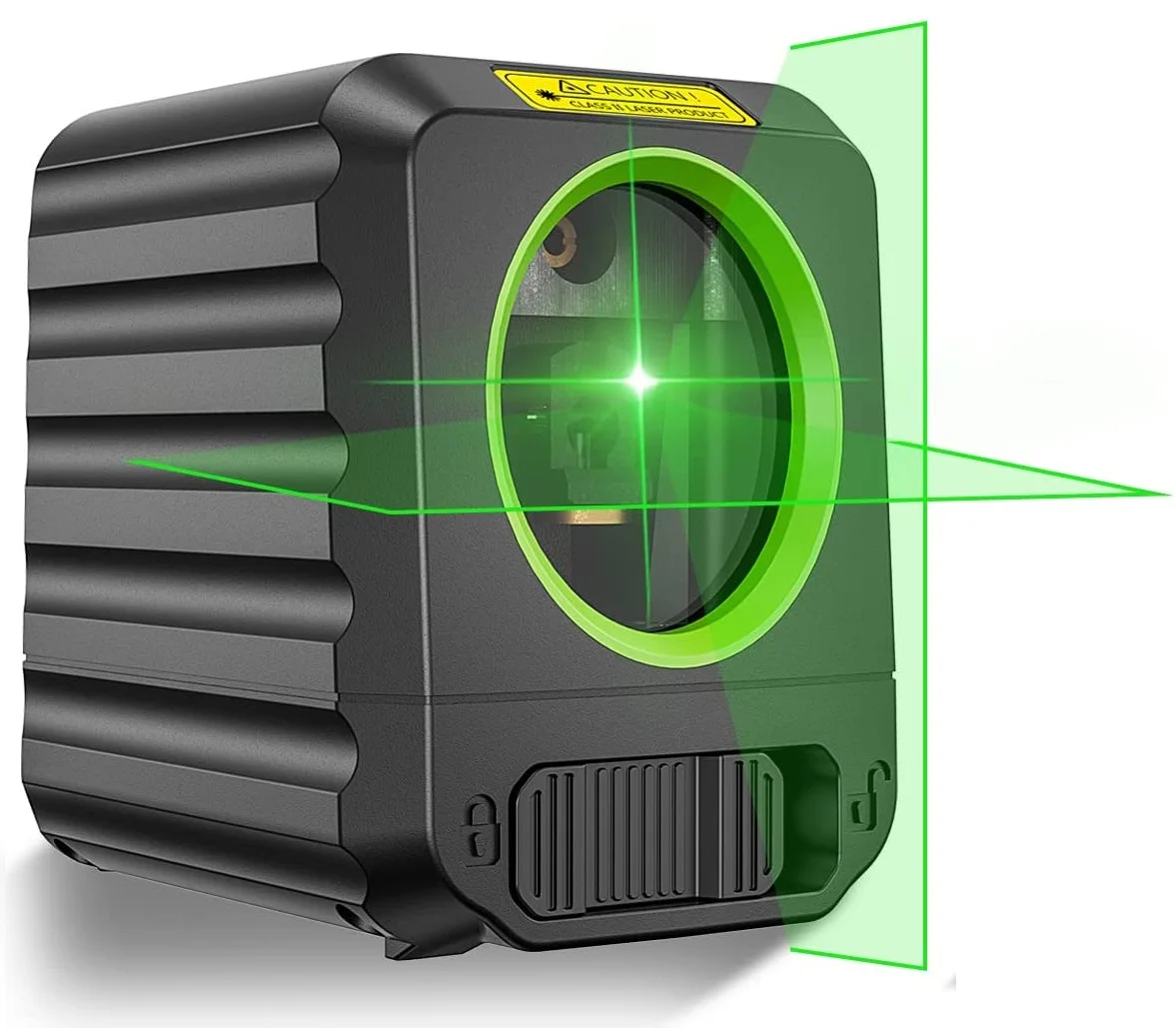 

Easy Operated Huepar B011G Nivel Laser Level With 2 Lines Green Beam 30M Self-Leveling