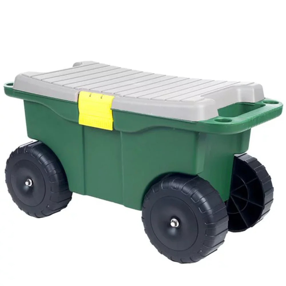 

20" Plastic Garden Storage Cart and Scooter