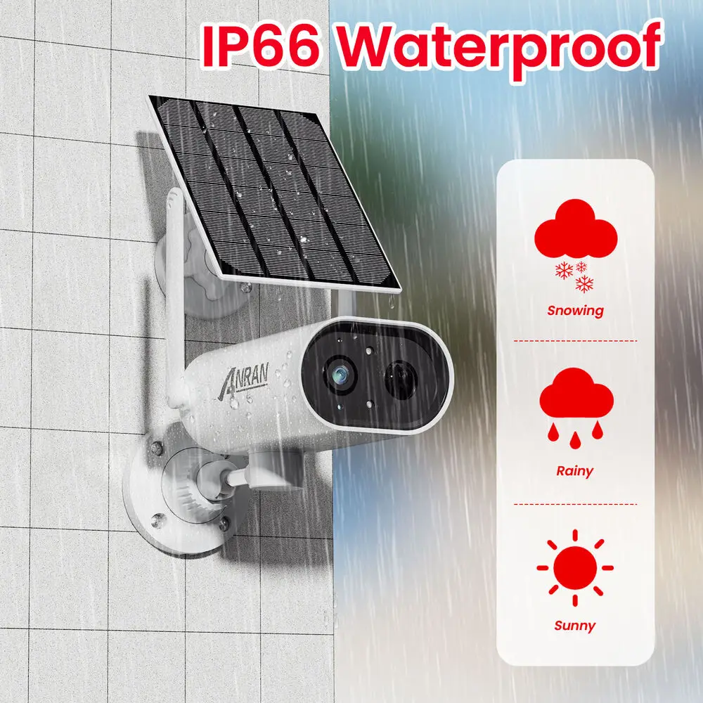 

Беспроводная система видеонаблюдения ANRAN с ночным видением