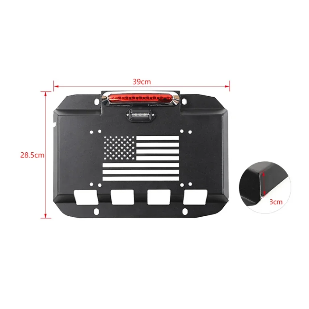 Алюминиевая задняя дверь выхлопная вентиляция декоративная крышка номерного