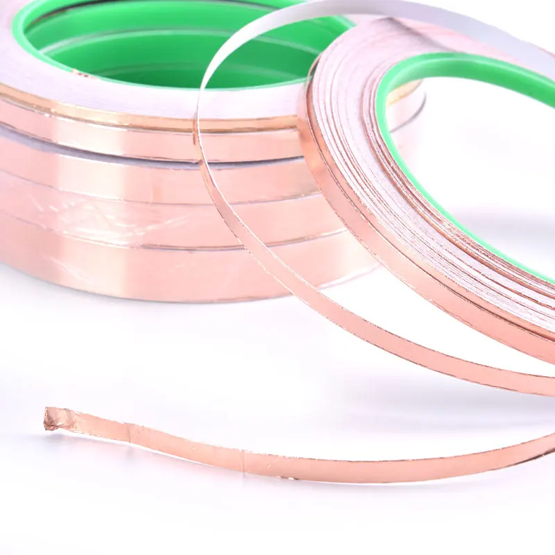 

12M Mask Electromagnetic Shield Eliminate EMI Anti-static Repair Double Sided Conductive Copper Foil Adhesive Tape