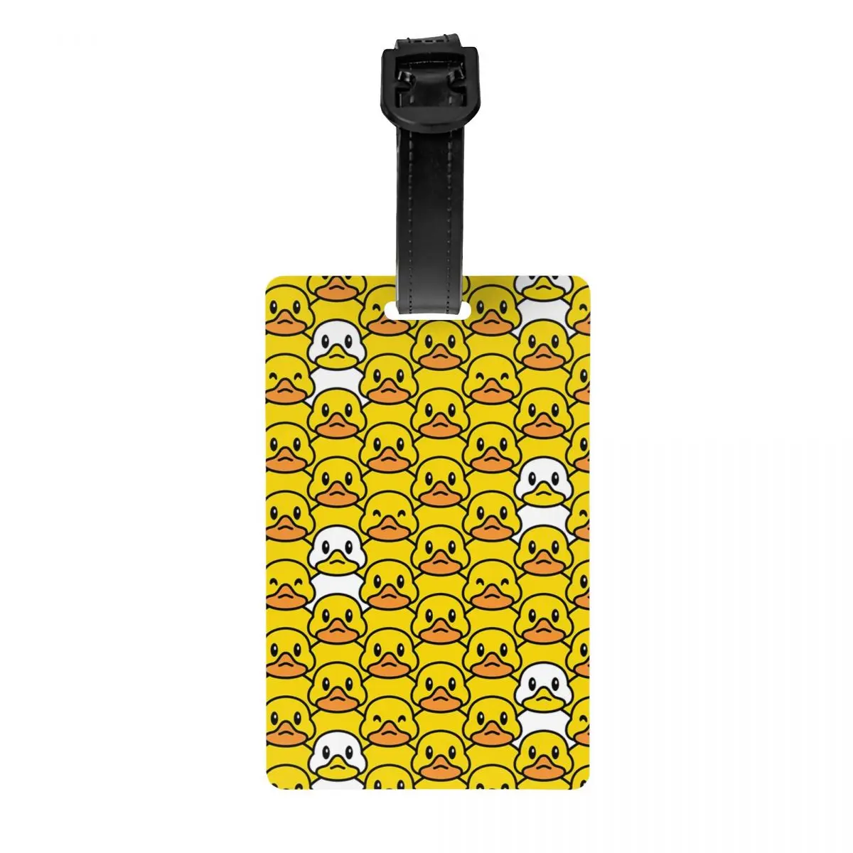 

Классическая мультяшная резиновая бирка для багажа с уточкой на заказ, защитные бирки для багажа, этикетки для дорожных сумок, чемоданов