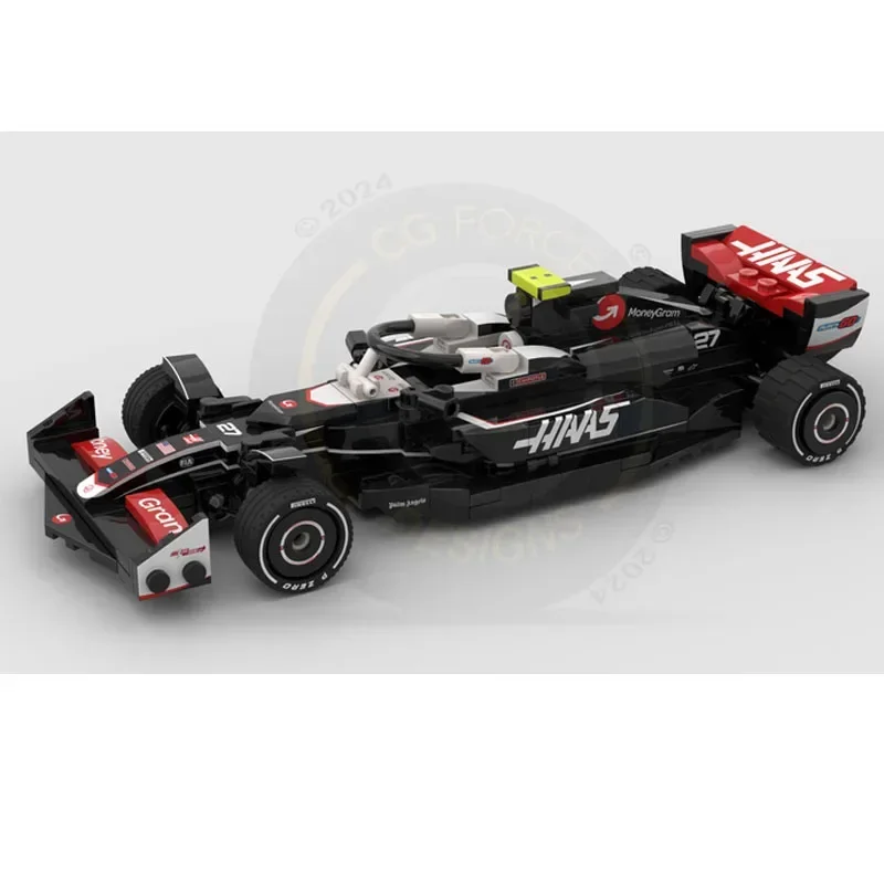Новый MOC- 181630 (С наклейкой) F1 Formula Eight Grid Racing Building Block Модель Креативный 301 шт. Подарок