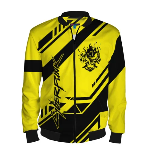 Мужской бомбер 3D CYBERPUNK 2077 |