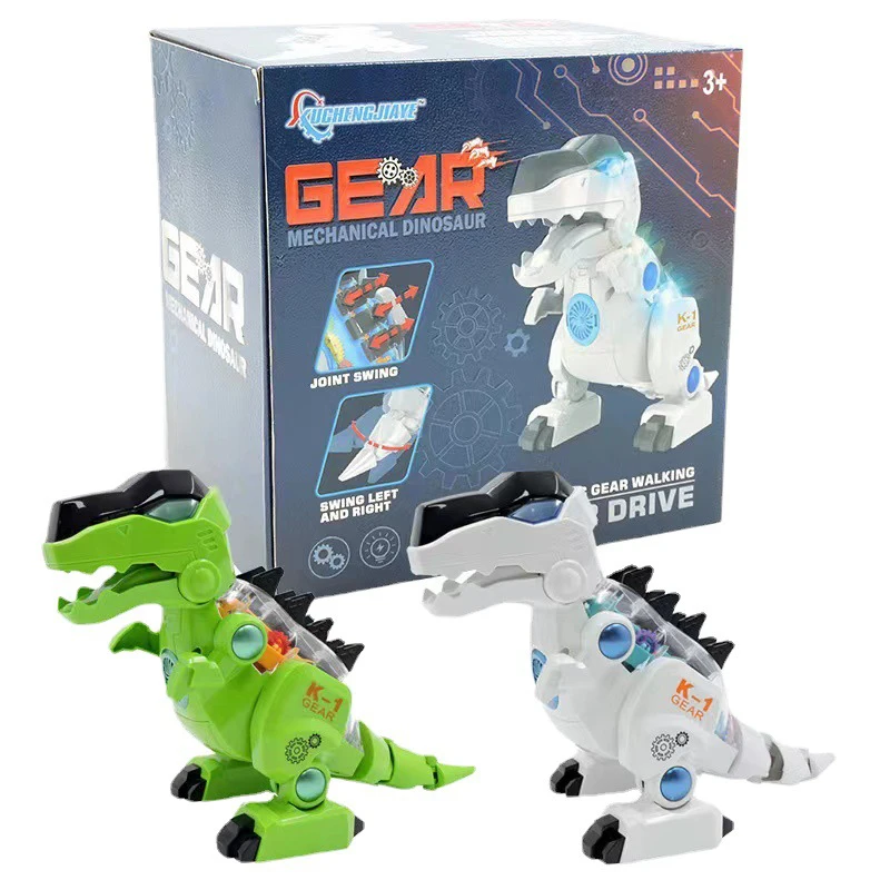 

Walking Dinosaur-Dragon Hybrid Toy Jurassic Light Music Mechanical Electric Dinosaur Toy Simulation Animal Model