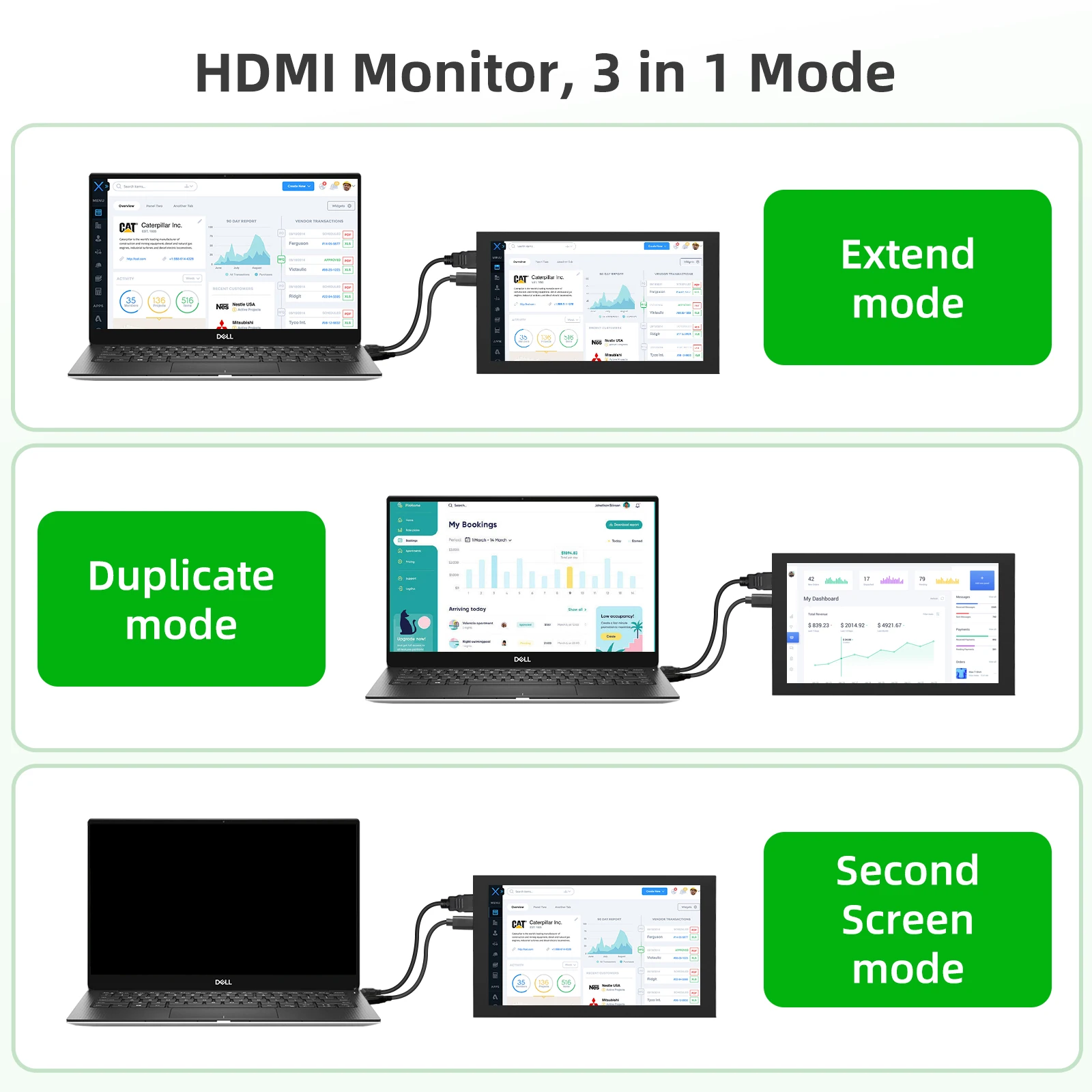 7-дюймовый портативный монитор 1024x60 0 IPS Raspberry Pi сенсорный маленький емкостный