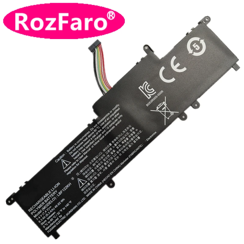 

RozFaro For LG Xnote P330 P220 SE35K SE50K Laptop Battery 7.4V LBF122KH Tablet Pc P210 GE20K GE2PK GE25K GE30K G.AE21G G.AE25WE1