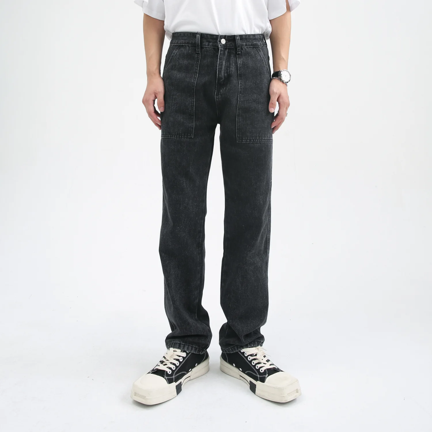 Man Jean Man Pant Jeans for Men Straight-leg Jeans Loose Wide-leg Casual Trousers Hip Hop Streetwear Men Clothing Denim Jean Y2k