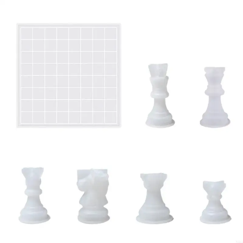 N5KA 3D Chess Piece Силиконовые плесени эпоксидные смоляные формы