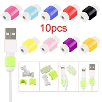 10pcs data cable protection cover usb cable protector cord protection wire cover for phone tablet data charger