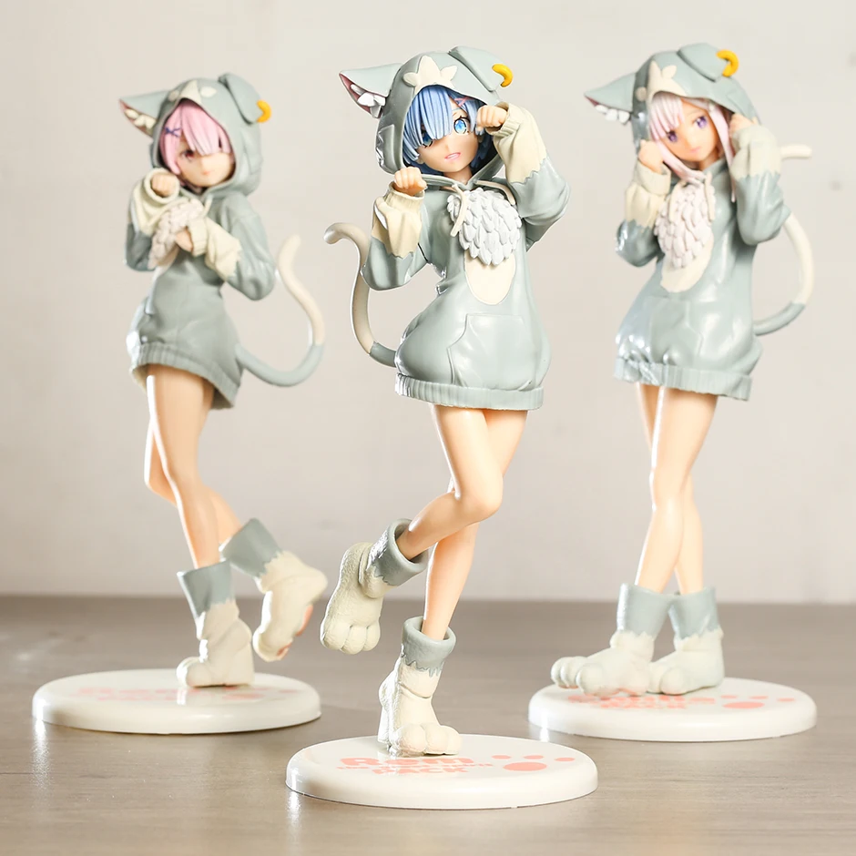 

Re:Zero Emilia Rem Ram The Great Spirit Pack Ver. Коллекционная Фигурка игрушечная кукла