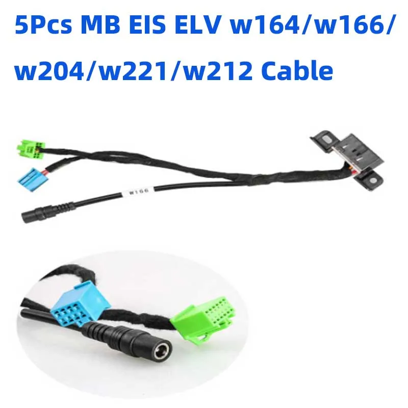 Для тестовых кабелей MB EIS ELV (5 шт./комплект) для Benz работает вместе с VVDI MB BGA TOOL EIS ELV, диагностическое устройство