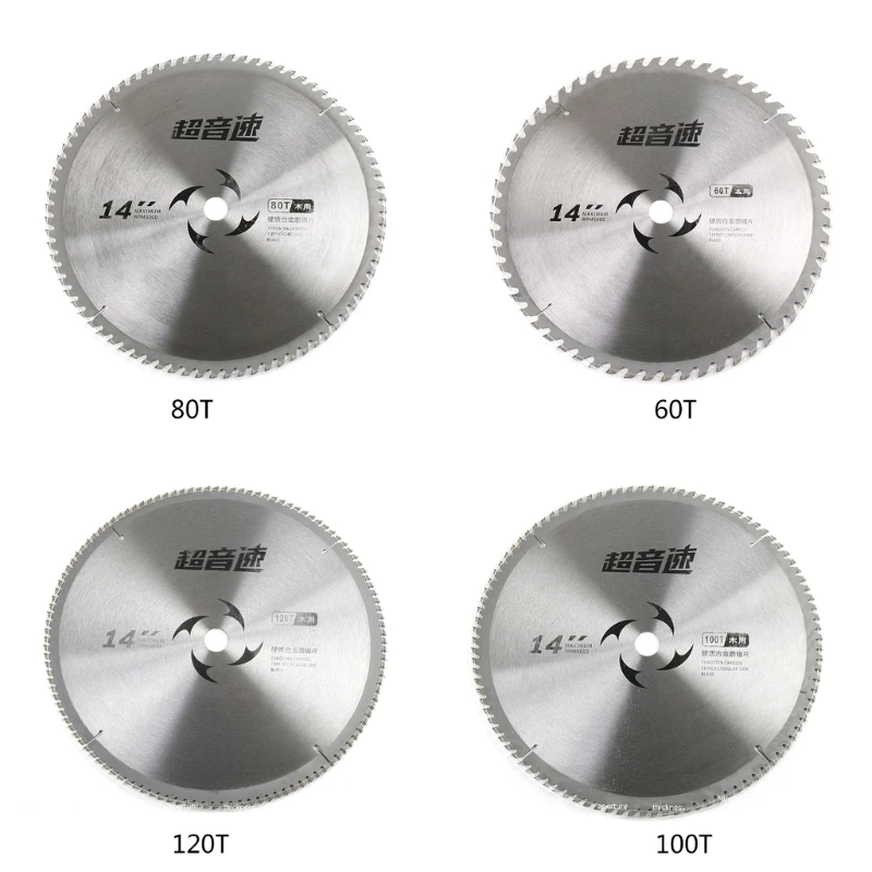 

KX4B 60/80/100/120 Teeth Milling 14inch Solid Circular Milling Cutter for 350 Cutting Machine