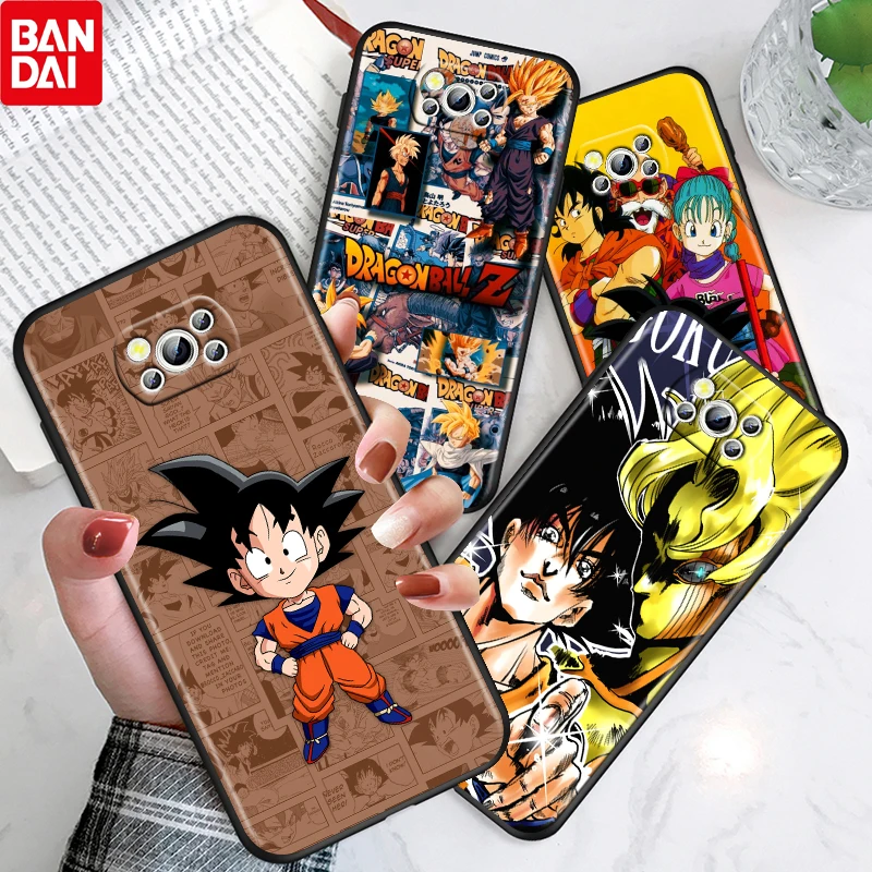 

Dragon Ball Super Saiyan For Xiaomi Poco X3 NFC F3 GT M4 M3 M2 F2 F1 X2 Pro TPU Soft Black Silicone Phone Case Cover Funda Coque