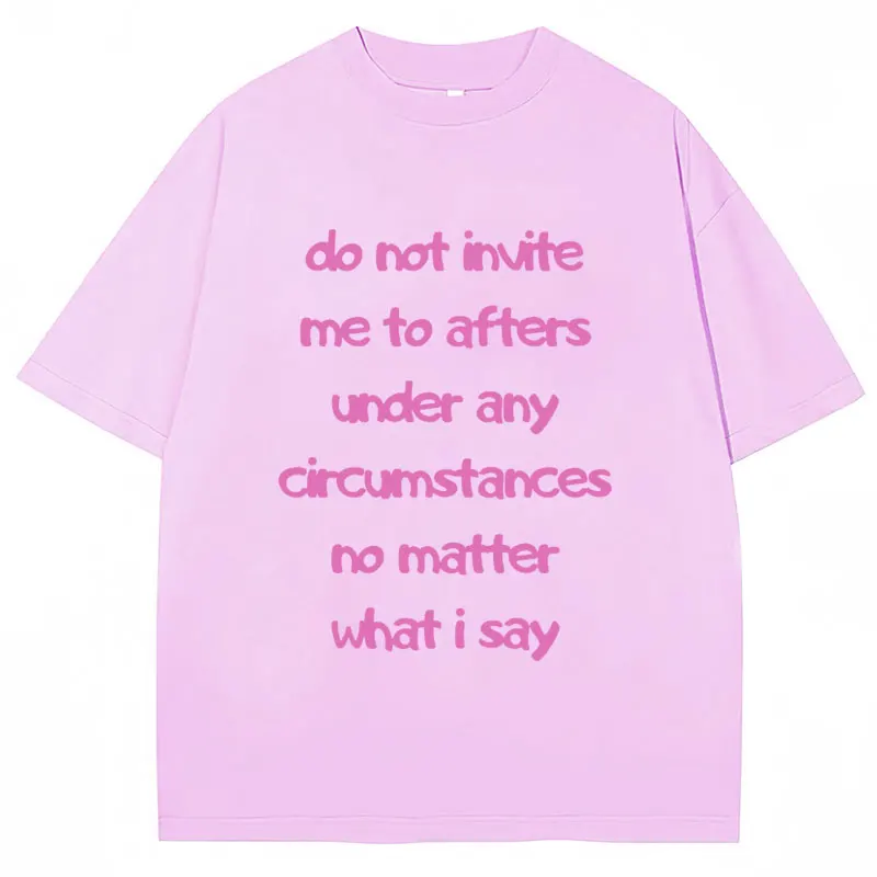 Женская футболка с коротким рукавом и надписью Do No invte Me