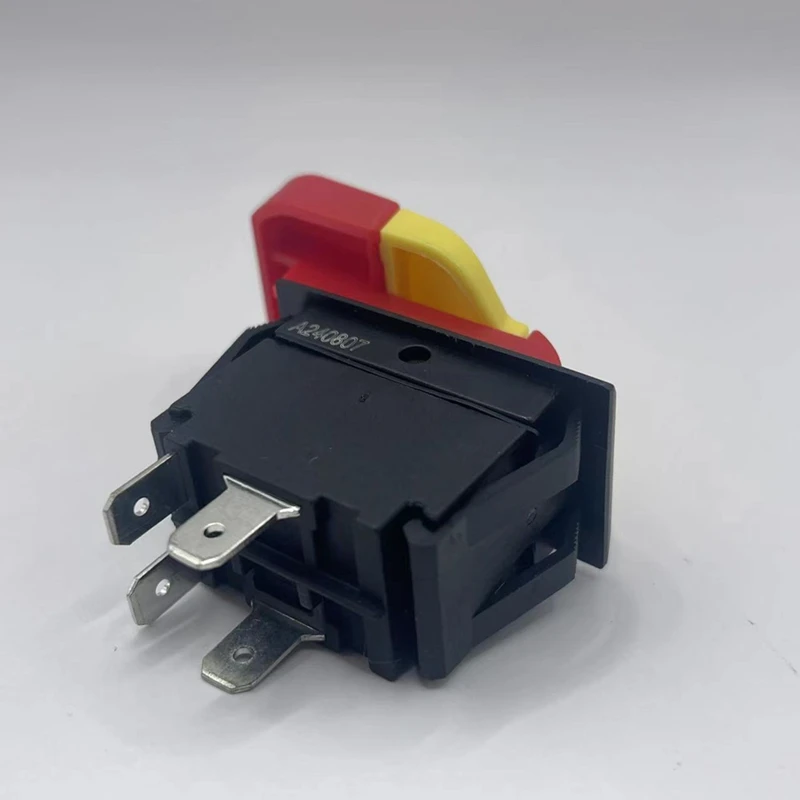 125/250 В 4-контактный электромагнитный кнопочный переключатель Вкл. Выкл. Ключевые