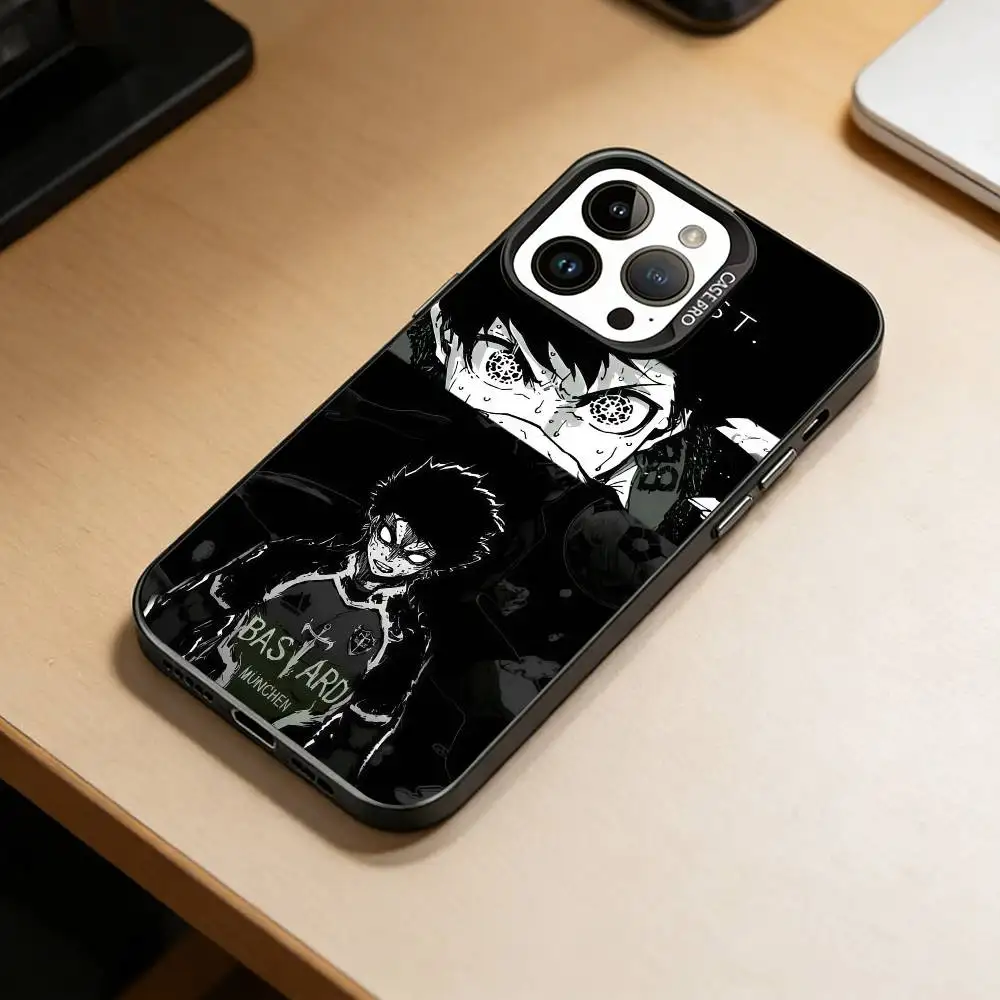 Чехол для телефона Blue Lock Yoichi Isagi для iPhone 17, 16, 15, 14, 13, 12, 11 Plus, Pro Max, XS, цветной серебристый чехол-накладка (art.: 3920dac8a5753) - 3920dac8a5753
