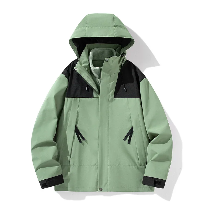 2024 осенняя уличная куртка комплект из 2 предметов мужская модная повседневная