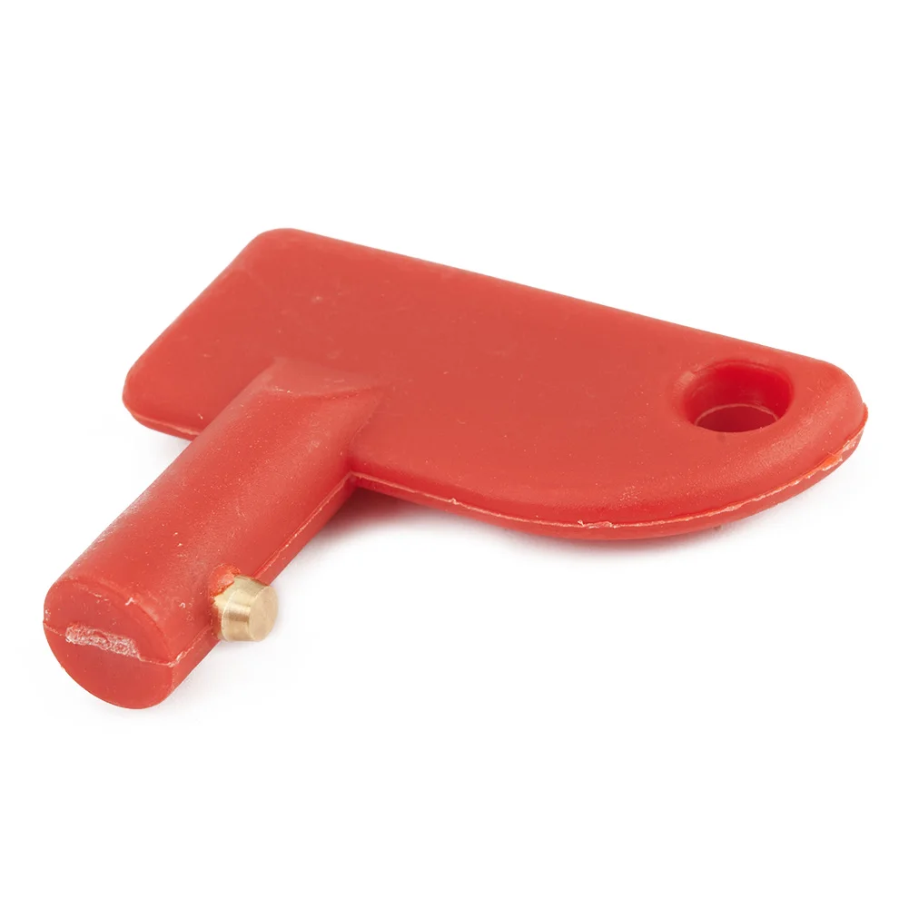

2X Spare Key For Battery Isolator Switch Power Kill Cut Off Switch Car Van Boats Plastic Keys ABS Red Car Charging Accessories