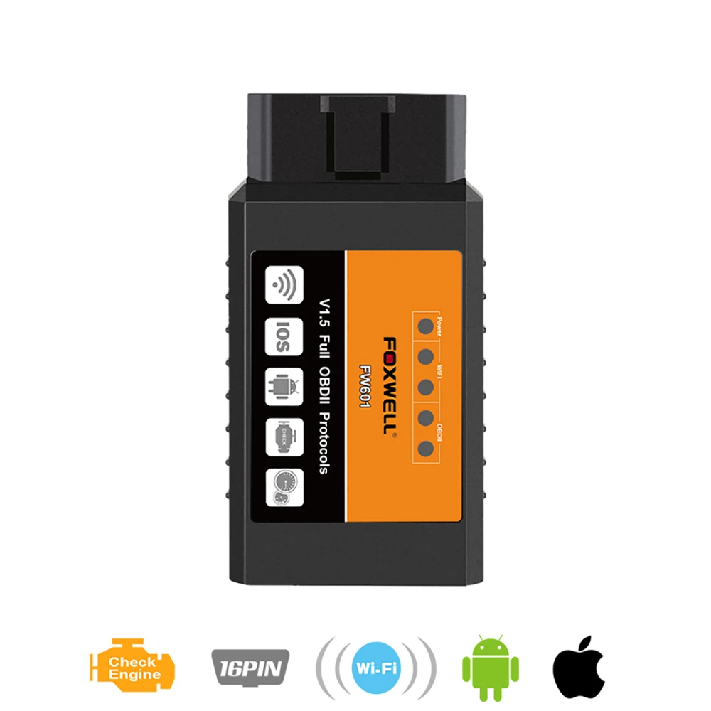 

FOXWELL OBD2 ELM327 WiFi Scanner OBD Automotive Scan Tool V1.5 Car Code Reader Auto Diagnostic Tool Android/iOS OBDII Car Tester