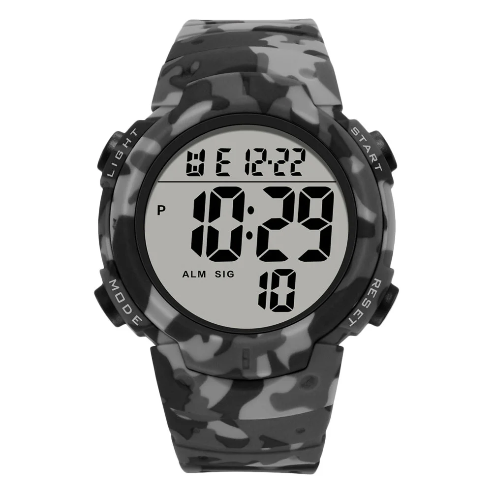 

Large Digital Watch Fashion Sports Watch LED Watch Multi-function Watch