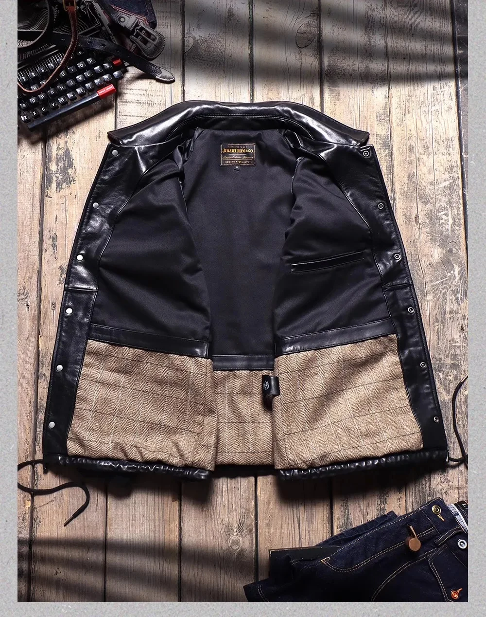 Shop Top.2025 Совершенно новая мужская классическая спортивная кожаная куртка