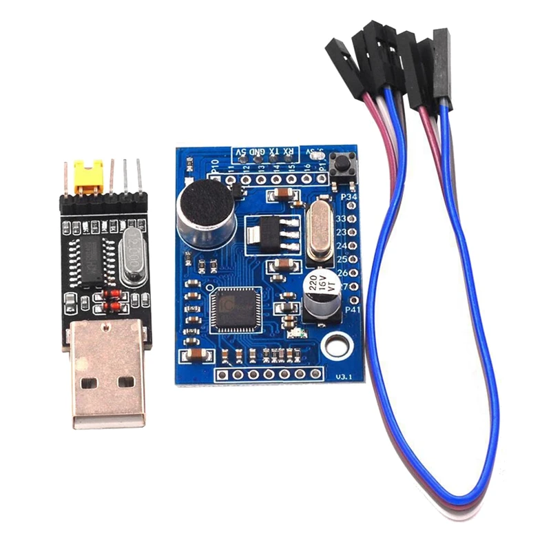

LD3320 Speech Recognition Module Kit Voice Interaction/Sound Control/Smart Home/51 MCU