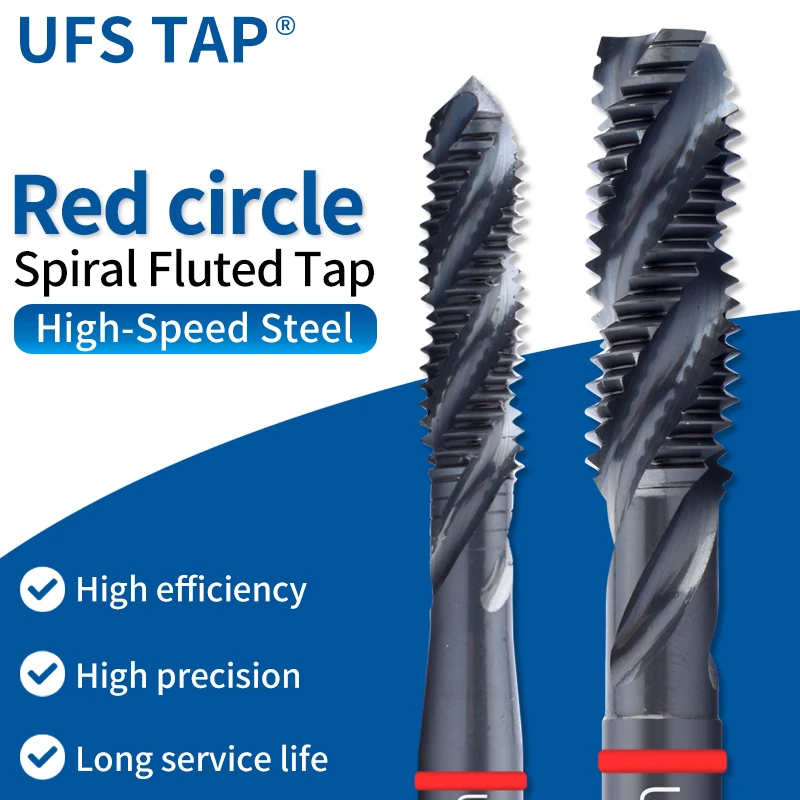 

Метчик UFS TAP HSS-CO красный спиральный