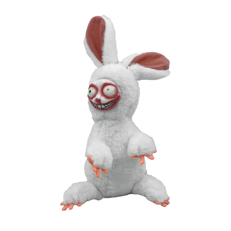 

Crazy Rabbit Plush Toys Funny Animal Dolls Handmade Cotton Kids Gifts Home Craft Decorations