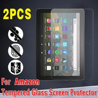 2pcs tempered glass for fire 7 10 kids hd 8 8 pluskids 10th hd 10 10 plus 9h anti fingerprint full film tablet screen protector