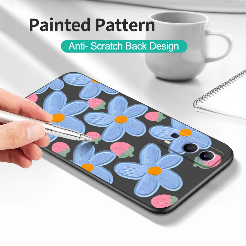 ДЛЯ vivo Y72 Y52 5G чехол Мягкая задняя крышка для V2041 телефонные чехлы vivoY72 Y 72 черный